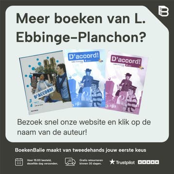 4 vwo 2f / D accord! / livre de textes - L. Ebbinge-Planchon, Verzenden, Zo goed als nieuw, L. Ebbinge-Planchon