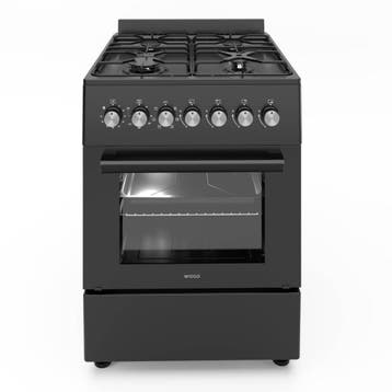 Fornuis Wiggo WOE606ABB 60 cm A Nieuw in doos, Verzenden, 60 cm of meer, Nieuw, Vrijstaand