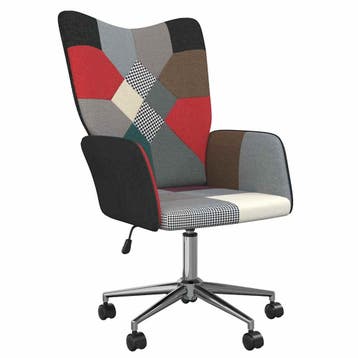 vidaXL Relaxstoel patchwork stof, Huis en Inrichting, Fauteuils, Verzenden, Nieuw