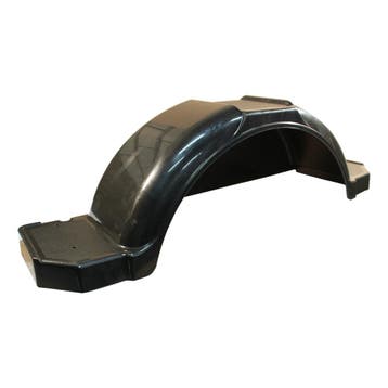 KNOTT Spatscherm enkel as kunststof 250mm x 1025mm hoekig, Auto diversen, Aanhangwagen-onderdelen, Ophalen of Verzenden, Nieuw