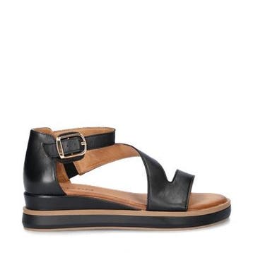 Nelson sandalen voor dames in het Zwart, Kleding | Dames, Verzenden, Zwart, Nieuw, Sandalen of Muiltjes