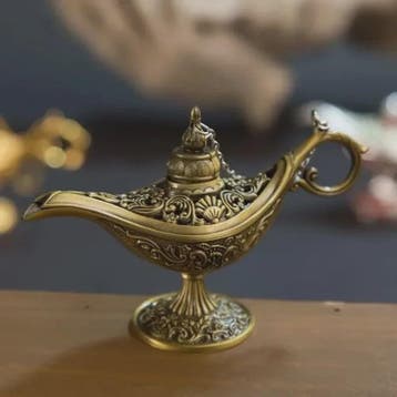 Retro Aladdin Olie Lamp Geurbrander - Decoratieve Aromathera, Verzenden, Nieuw