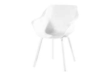 Hartman Sophie Element dining armstoel - Wit - Alu poot, Verzenden, Nieuw, Overige materialen