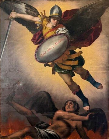 Scuola italiana (XVIII) - San Miguel Arcángel venciendo al
