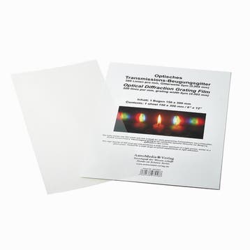 Folie diffractierooster (ofwel tralie raster) 500 l/mm 15x30, Verzenden, Nieuw