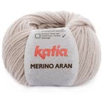 Katia Merino Aran - 11 zeer lichtbeige - Merinogaren, Ophalen of Verzenden, Nieuw