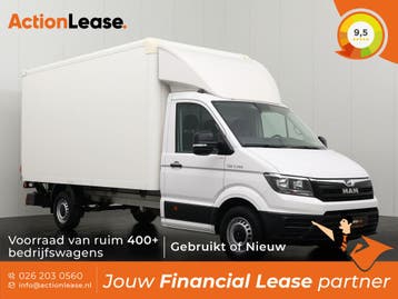 MAN TGE Bakwagen L5 H1 2024 Diesel Handgeschakeld, Auto's, Zwart, MAN, Wit, Nieuw