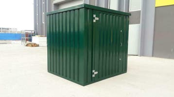 Voordelige Zelfbouwcontainer 3x2met enkele deur kleine zijde