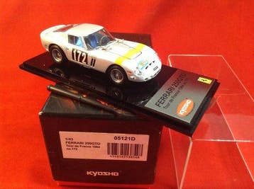 Kyosho 1:43 - Model raceauto - ref. #05121D Ferrari 250GTO, Nieuw