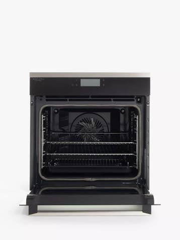 John Lewis JLBIOSS750 Elektrische Oven 59 cm 71 liter, Ophalen of Verzenden, Nieuw, Hete lucht, 45 tot 60 cm