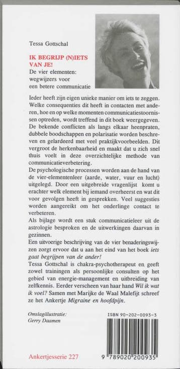 Ik begrijp (n)iets van je! / Ankertjes / 227 9789020200935, Boeken, Verzenden, Gelezen, Tessa Gottschal