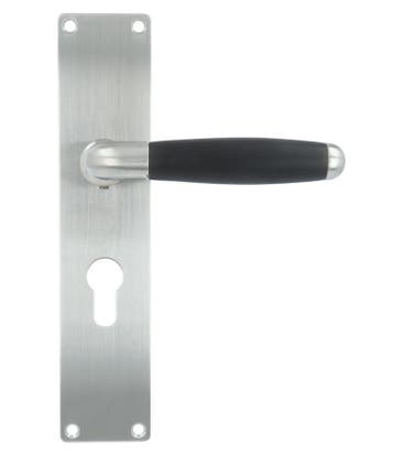 Deurklink Met schild Ton Model 1933 PC55 mat nikkel, Verzenden, Nieuw