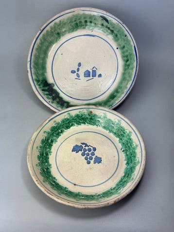 Schotel (2) - Majolica - Handbeschilderde decoratie