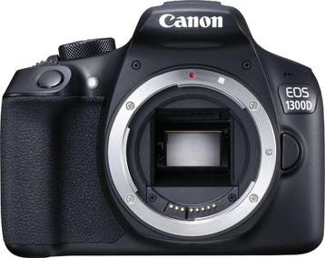 Canon EOS 1300D Spiegelreflexcamera Body - Zwart, Verzenden, Zo goed als nieuw