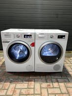 GAVE BOSCH 9KG WASMACHINE BOSCH 9KG WARMTEPOMPDROGER!, Energieklasse A of zuiniger, 1200 tot 1600 toeren, Minder dan 85 cm, 8 tot 10 kg