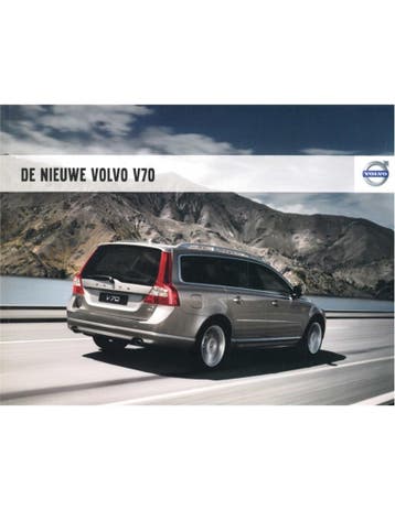 2008 VOLVO V70 BROCHURE NEDERLANDS, Nieuw, Volvo, Author