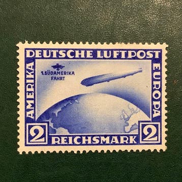 Duitse Rijk 1930 - 2 Mark Zuid Amerika Fahrth - MH - Michel, Gestempeld