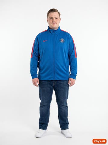 Nike Sportjassen Heren maat XL Blauw Vintage, Ophalen of Verzenden, Nieuw