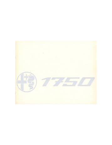 1969 ALFA ROMEO 1750 BERLINA BROCHURE NEDERLANDS, Nieuw, Alfa Romeo, Author