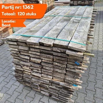 Partij Eiken planken 2000x160x27-30mm Windgedroogd, Ophalen of Verzenden, Nieuw