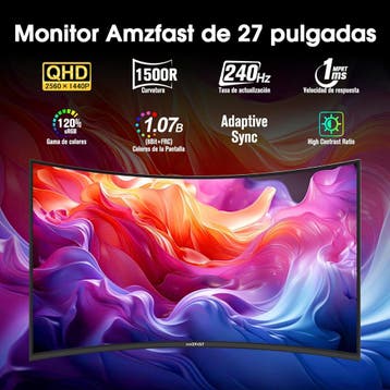 Gaming Monitor - Beeldscherm computer - 27 inch - Curved - 2, Computers en Software, Verzenden, Zo goed als nieuw