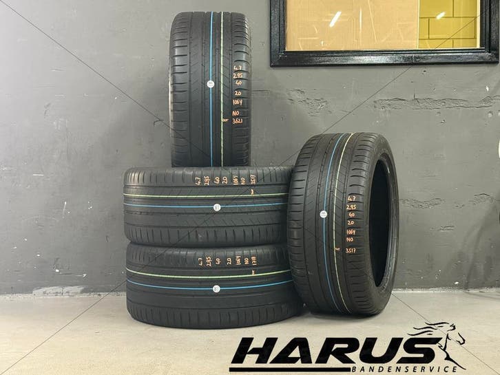 295/40/20 106Y N0 Michelin Zomerbanden 4,7mm profiel 4 stuks, Auto-onderdelen, Banden en Velgen, 20 inch, Erkend duurzaam, Zomerbanden
