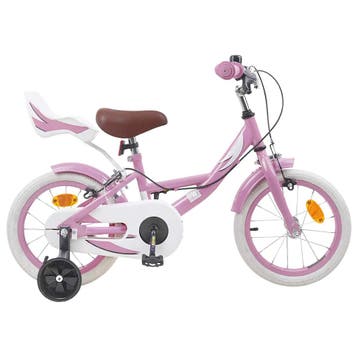 vidaXL Kinderfiets 12 Inch voor 2-4 jaar oud Lichtroze, Verzenden, Nieuw