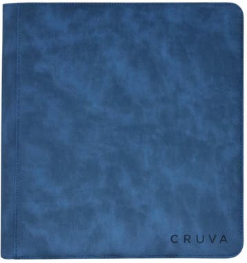 Toploader Binder - 4 Pocket (112 kaarten) Blauw | Cruva -, Verzenden, Nieuw