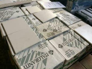 RESTPARTIJ VLOERtegels 1-ste keus20x20 wit MAT €18.00 INCLBT, Keramiek, Nieuw, 20 tot 40 cm, 10 m² of meer
