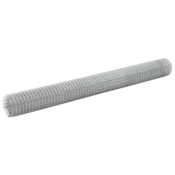 vidaXL Kippengaas 10x1,5 m gegalvaniseerd staal, Verzenden, Nieuw, IJzer, 1 tot 2 meter