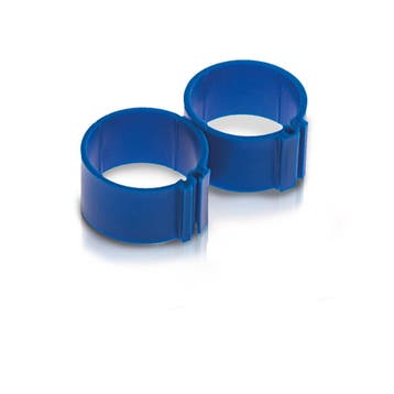 Pluimvee ring 6 mm donkerblauw, Dieren en Toebehoren, Ophalen of Verzenden, Nieuw