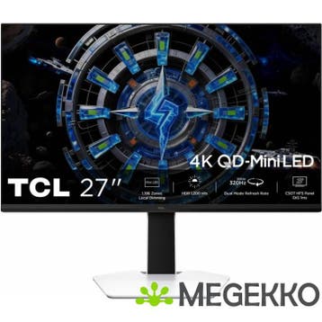 TCL 27C2A 27  4K UHD 320Hz QD-Mini-LED IPS Gaming Monitor, Computers en Software, Verzenden, Nieuw, TCL