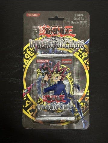 Konami - 1 Blisterverpakking - Yu-Gi-Oh! - Invasion of Chaos, Nieuw