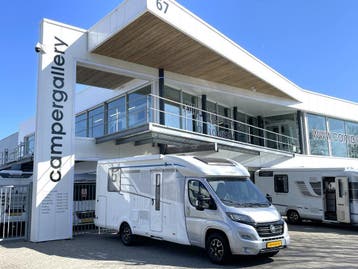 Hymer T 698 CL CAMPER QUEENSBED+HEFBED EURO6, Fiat, 6 tot 7 meter, Hymer, Half-integraal
