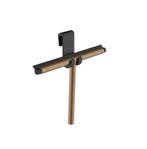 Luxe raamwisser met flexibele glashaak geborsteld brons, Ophalen of Verzenden, Nieuw, Glas, Bad