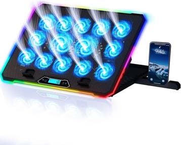 KLIM V14 Gaming Laptop Koelstandaard | Tweedekansje OP=OP, Ophalen of Verzenden, Zo goed als nieuw, KLIM, In hoogte verstelbaar