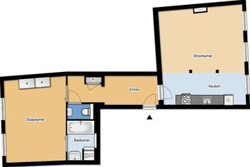 Appartement Noordeinde in Den Haag, Den Haag, Den Haag, Via bemiddelaar, Appartement