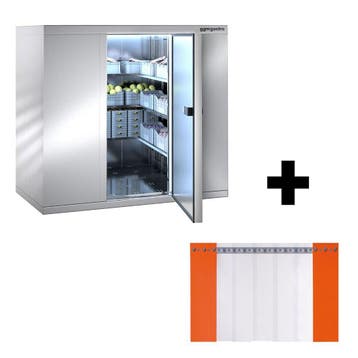 GGM Gastro | RVS vriescel - 2100x2100mm - 6,12m³ - incl. |, Verzenden, Nieuw in verpakking, Koelen en Vriezen