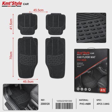 Universele Rubberen Automatten Set (4 stuks) - Waterdicht &, Verzenden, Nieuw
