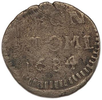 Nederland, Groninger Ommelanden 1 Stuiver 1684 (Zonder, Postzegels en Munten