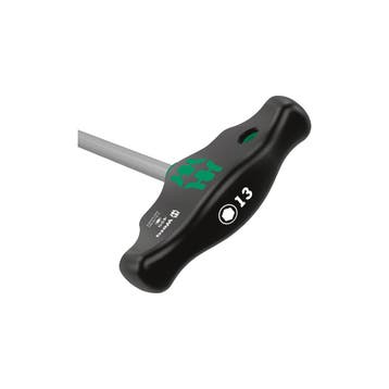 Dopsleutel met T-greep 6-kant 13x230mm Wera, Doe-het-zelf en Verbouw, Gereedschap | Handgereedschap, Verzenden, Nieuw