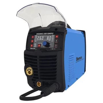 DIGIMIG 200 simpel synergisch inverterlasapparaat, Ophalen, Nieuw