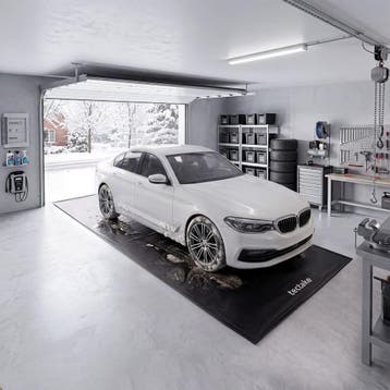 Garagevloermat, antislip, waterdicht, met vloerwisser, Verzenden, Nieuw