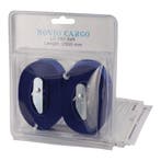 Novio Spanband met klemgesp en haken (set 2 stuks) , blauw, Auto diversen, Aanhangwagen-onderdelen, Ophalen of Verzenden, Nieuw