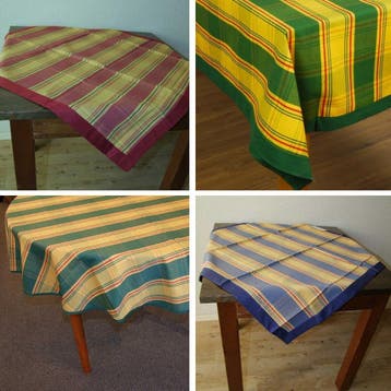 Tafelkleed tafellaken Scott vierkant 90x90 cm div. kleuren, Ophalen of Verzenden, Nieuw, Binnen