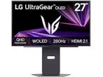 LG UltraGear 27GX700A-B - OLED Monitor - 2560x1440 Quad HD, Verzenden, Zo goed als nieuw, LG