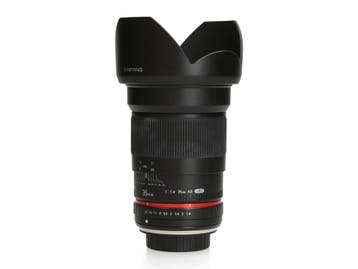 Samyang Optics 35mm f/1.4 ED AS UMC AE (Olympus), Ophalen of Verzenden, Zo goed als nieuw, Samyang