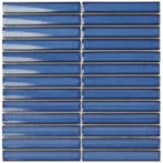 Wand Mozaïek Tegels Kitkat Factory Keramiek Blauw - Matje.., Doe-het-zelf en Verbouw, Tegels, Nieuw, Ophalen of Verzenden, 20 tot 40 cm