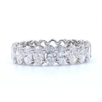 Zonder minimumprijs - Ring Platina - 4.29ct. tw. Diamant, Nieuw