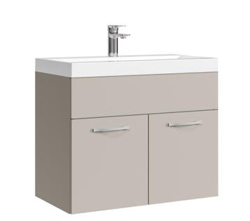 Badkamermeubel Montreal 01 60 x 35 cm Beige Badmeubel, Verzenden, Nieuw, Wastafelkast